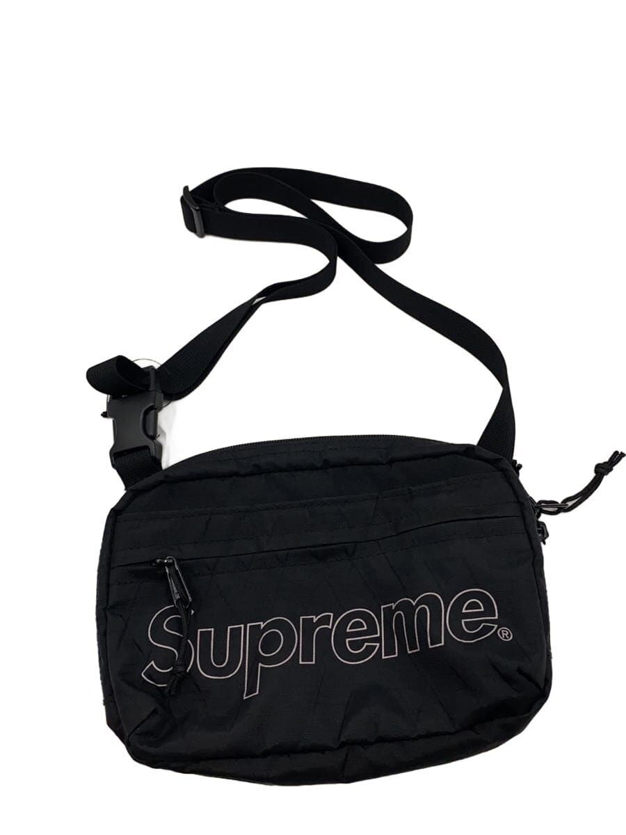 Supreme18aw Shoulder Bag BLK Print 7