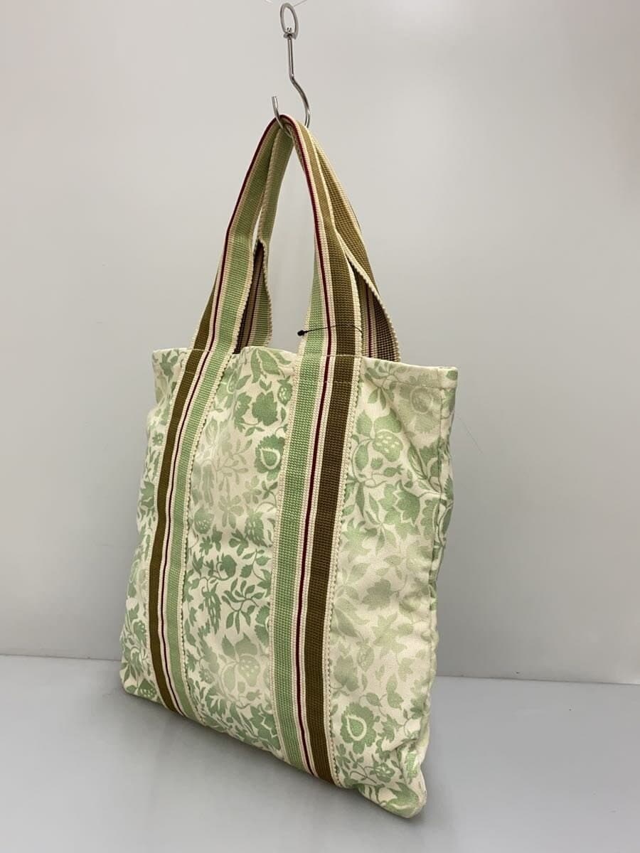 MARNI tote bag canvas GRN floral pattern 2