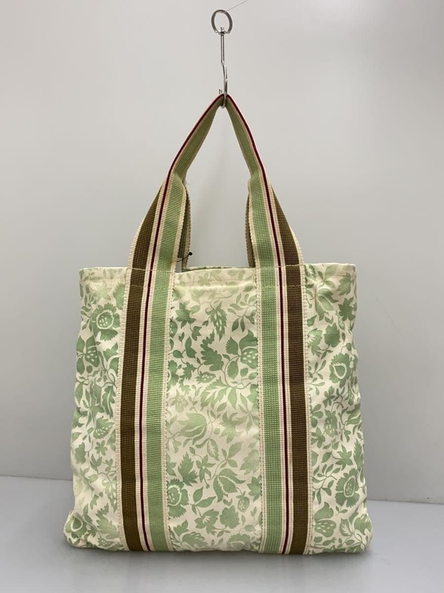 MARNI tote bag canvas GRN floral pattern 3