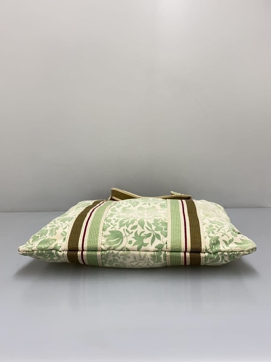 MARNI tote bag canvas GRN floral pattern 4