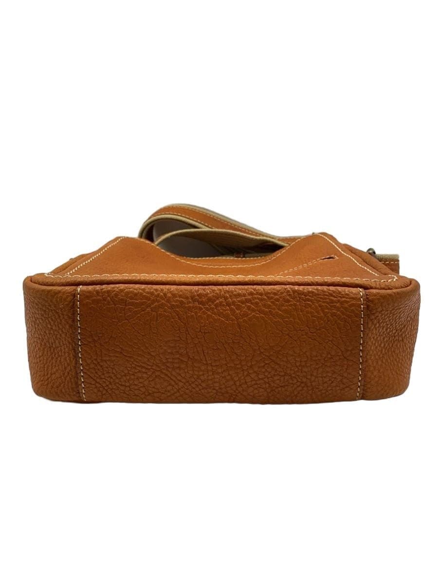 Tsuchiya Kaban Tone Oil Nume Shoulder Bag Leather CML Solid 4