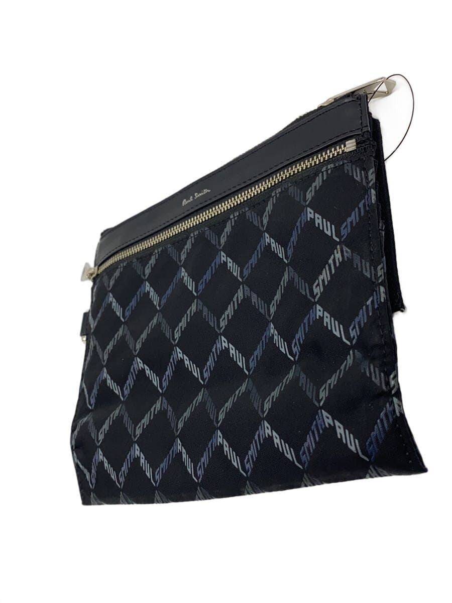 Paul Smith Shoulder Bag Nylon BLK All Over Pattern 2