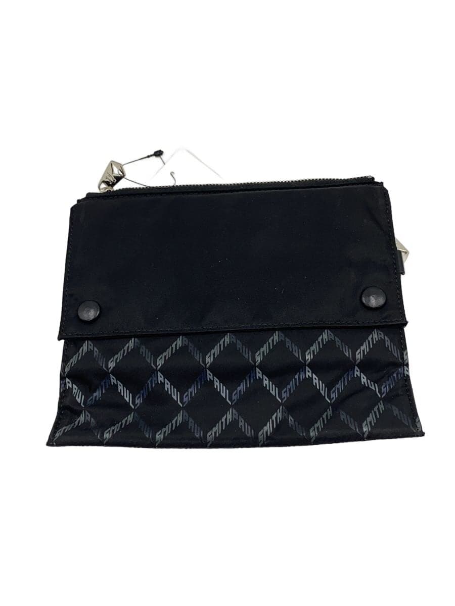 Paul Smith Shoulder Bag Nylon BLK All Over Pattern 3