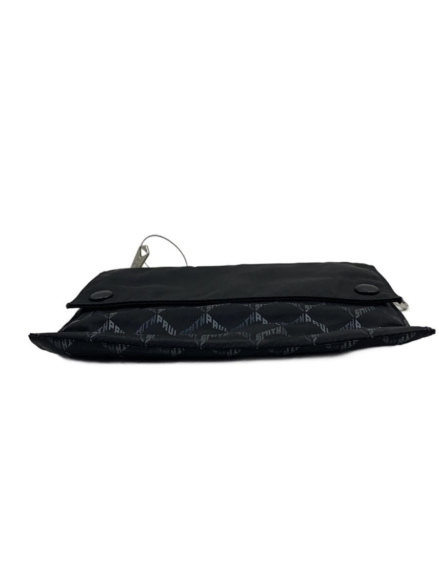 Paul Smith Shoulder Bag Nylon BLK All Over Pattern 4
