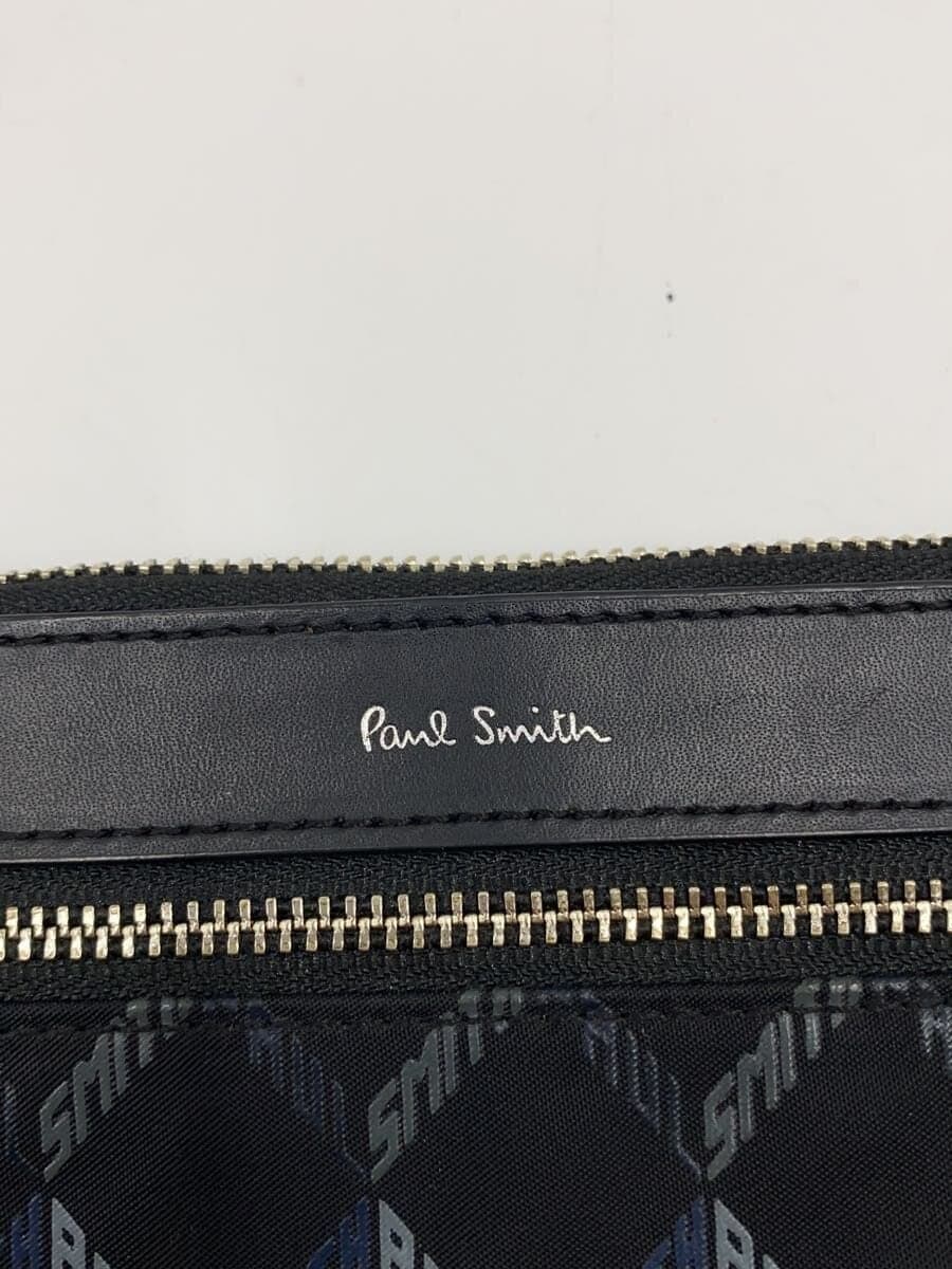 Paul Smith Shoulder Bag Nylon BLK All Over Pattern 5