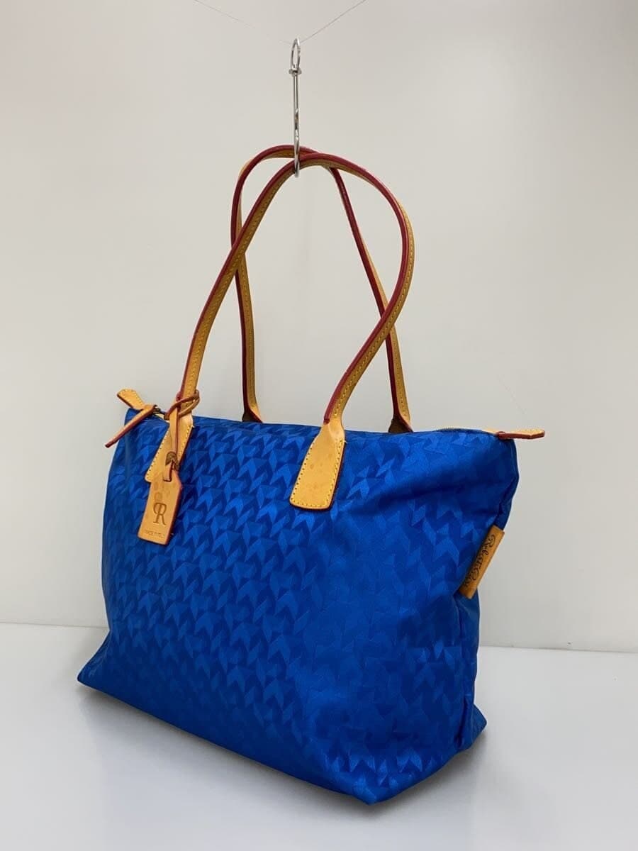 Roberta Pieri tote bag -- BLUE all-over pattern 2