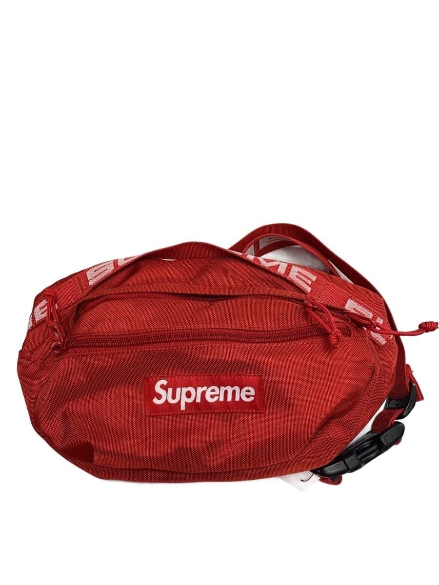 Supreme 18SS Waist Bag Waist Bag -- RED Plain