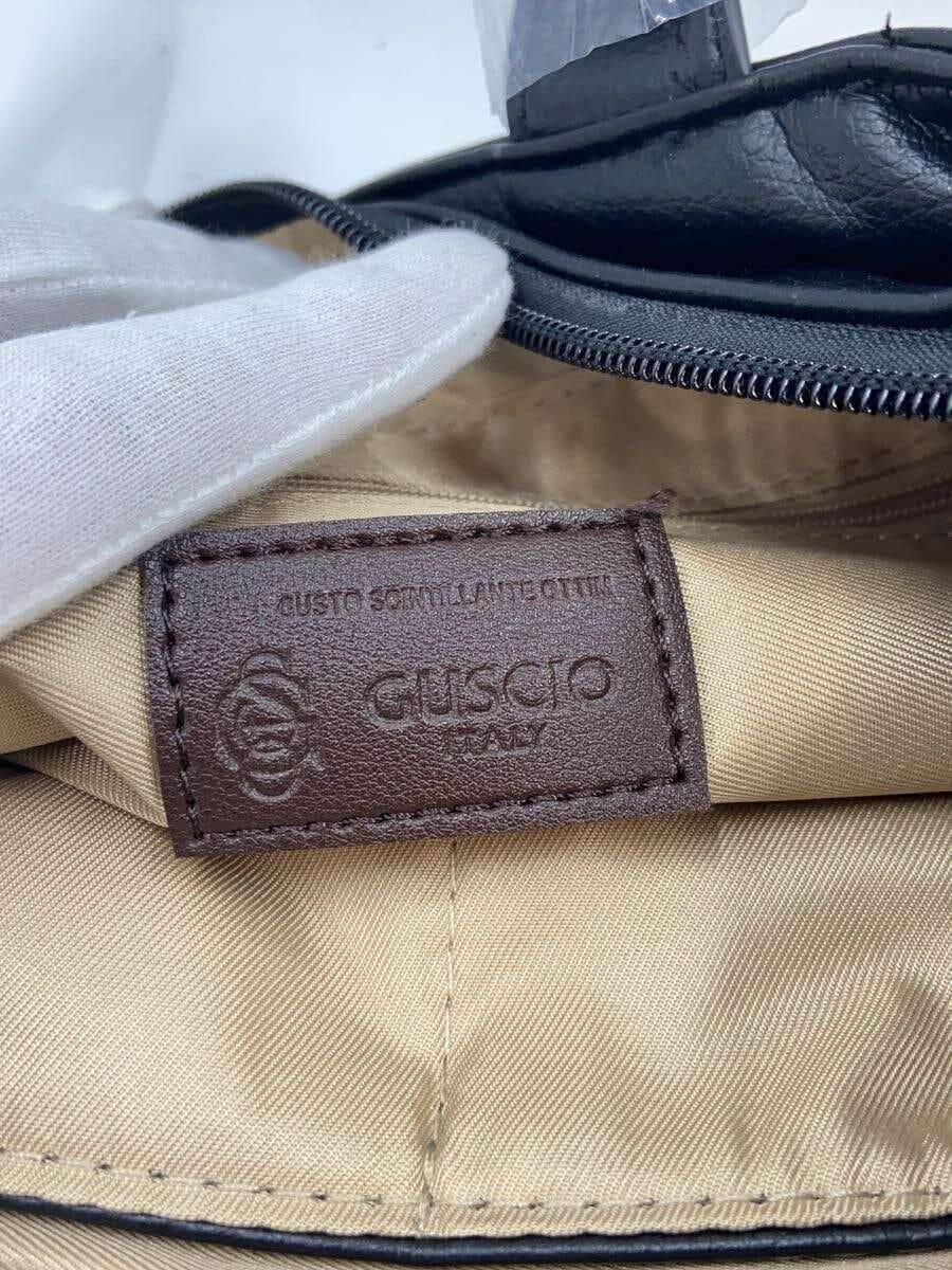 GUSCIO Handbag Faux Leather BLK Solid 12-1162 5