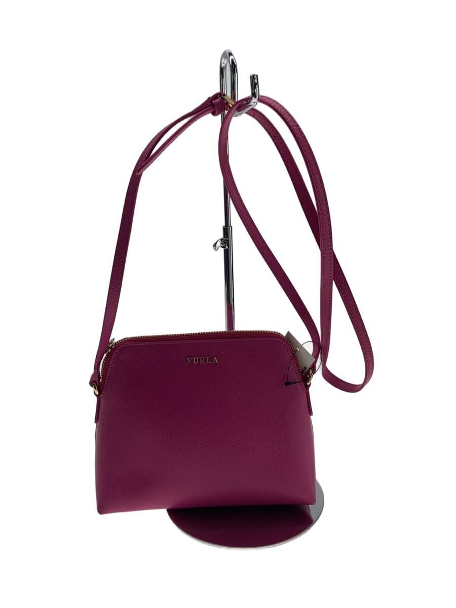 FURLA Shoulder Bag Leather PNK Solid