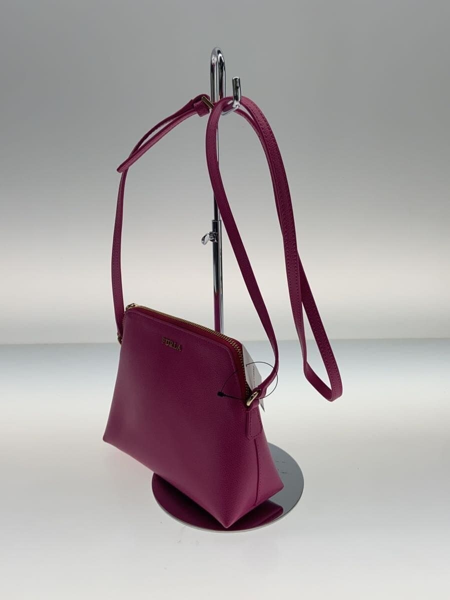 FURLA Shoulder Bag Leather PNK Solid 2