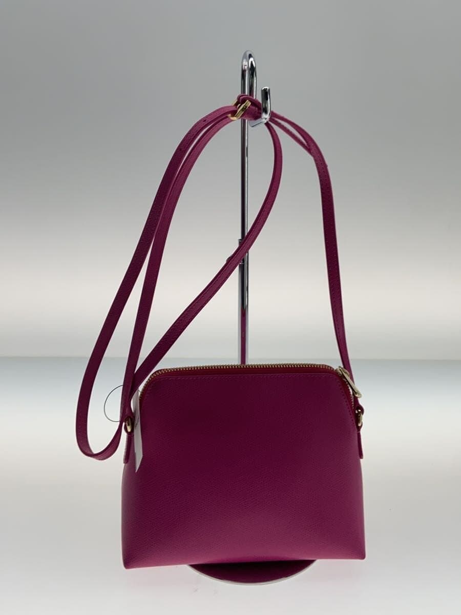 FURLA Shoulder Bag Leather PNK Solid 3