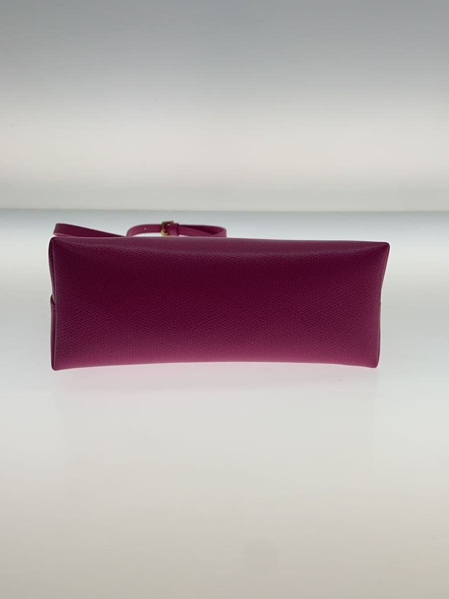 FURLA Shoulder Bag Leather PNK Solid 4