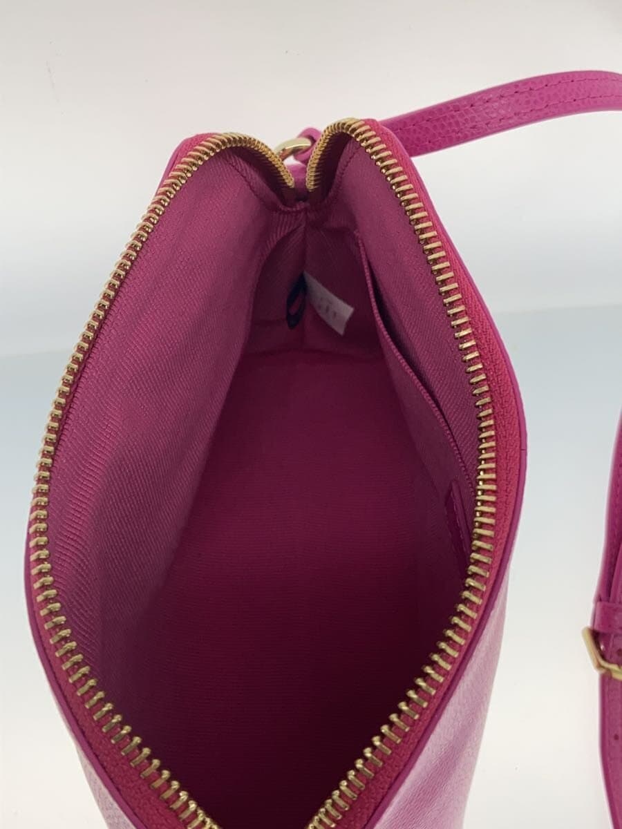 FURLA Shoulder Bag Leather PNK Solid 6