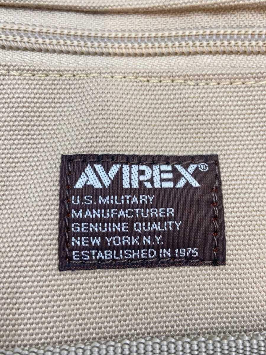 AVIREX Tote Bag Canvas BEG 7050-BB-JG 5