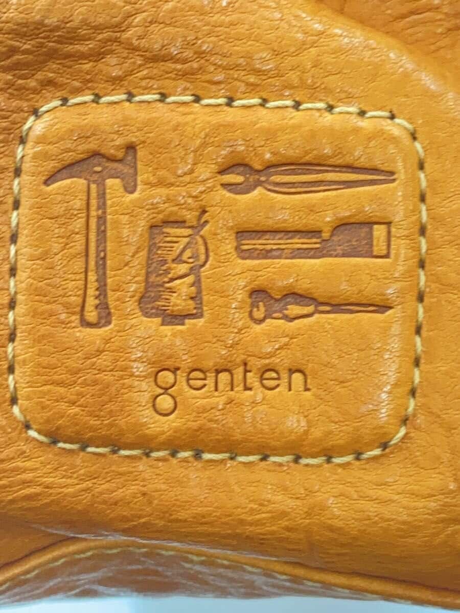 GENTEN handbag leather BRW plain 5