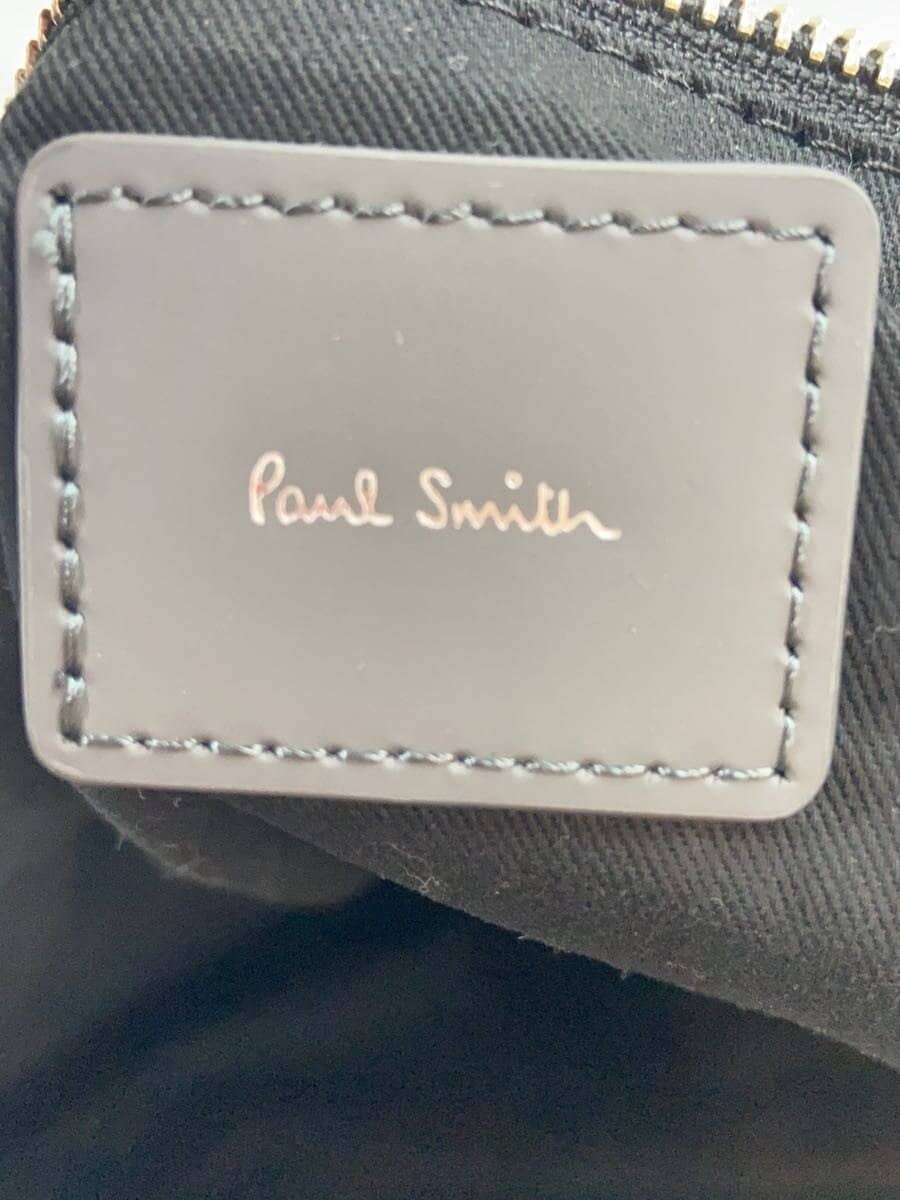 Paul Smith tote bag leather blue APS692 7