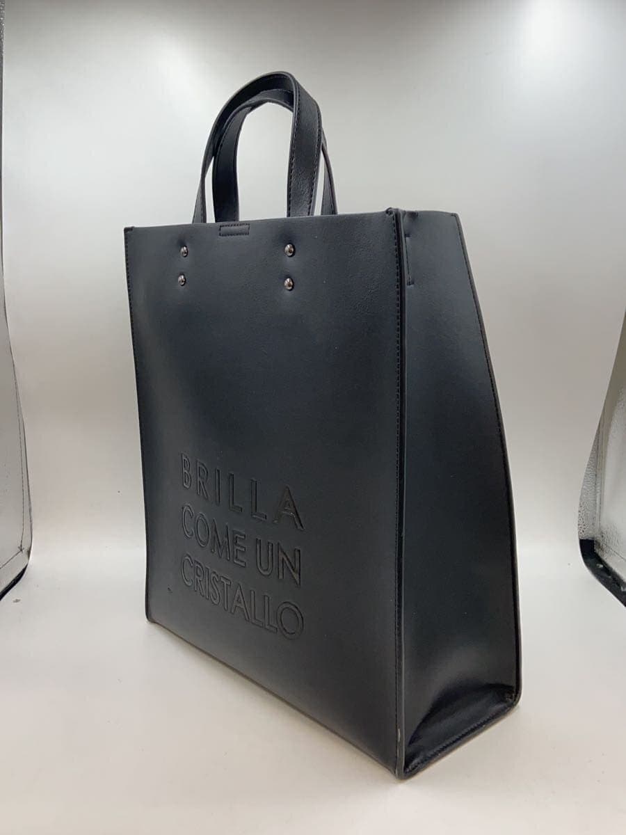 BBBY Banner Barrett Tote Bag Leather BLK Plain 2