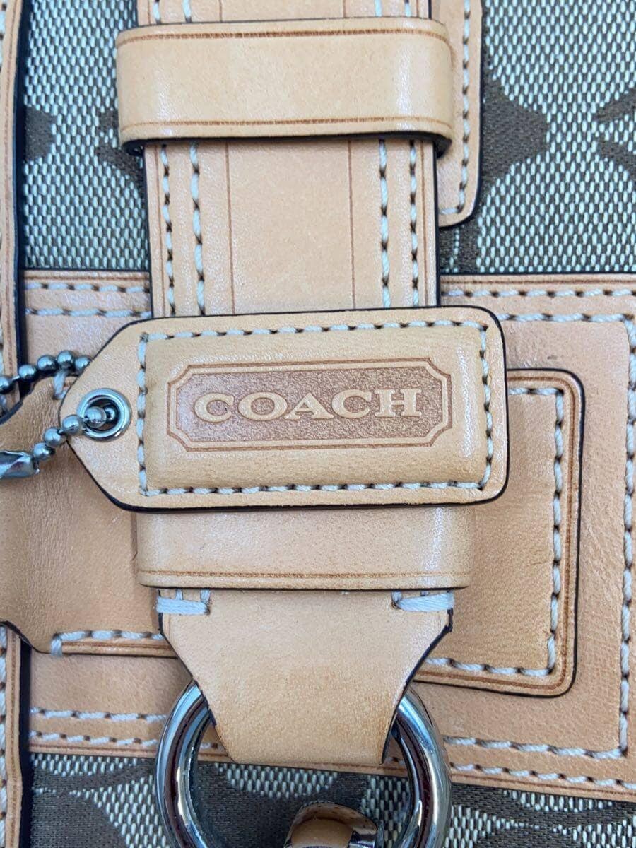 COACH Shoulder Bag Canvas CML All-over Pattern Signature Pattern 10247 5