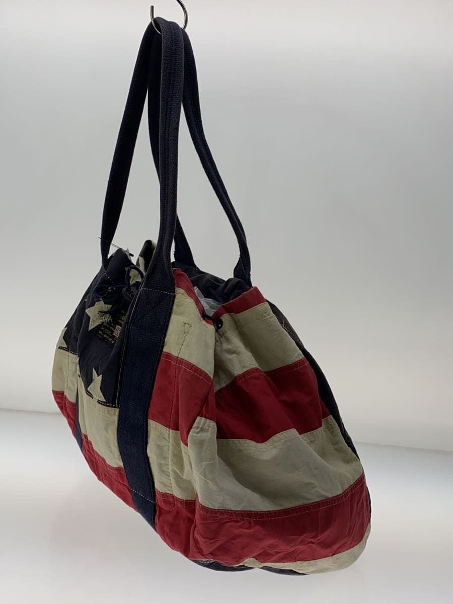 Denim & Supply Ralph Lauren Tote Bag Cotton NVY All Over Pattern Stars and Stripes 2