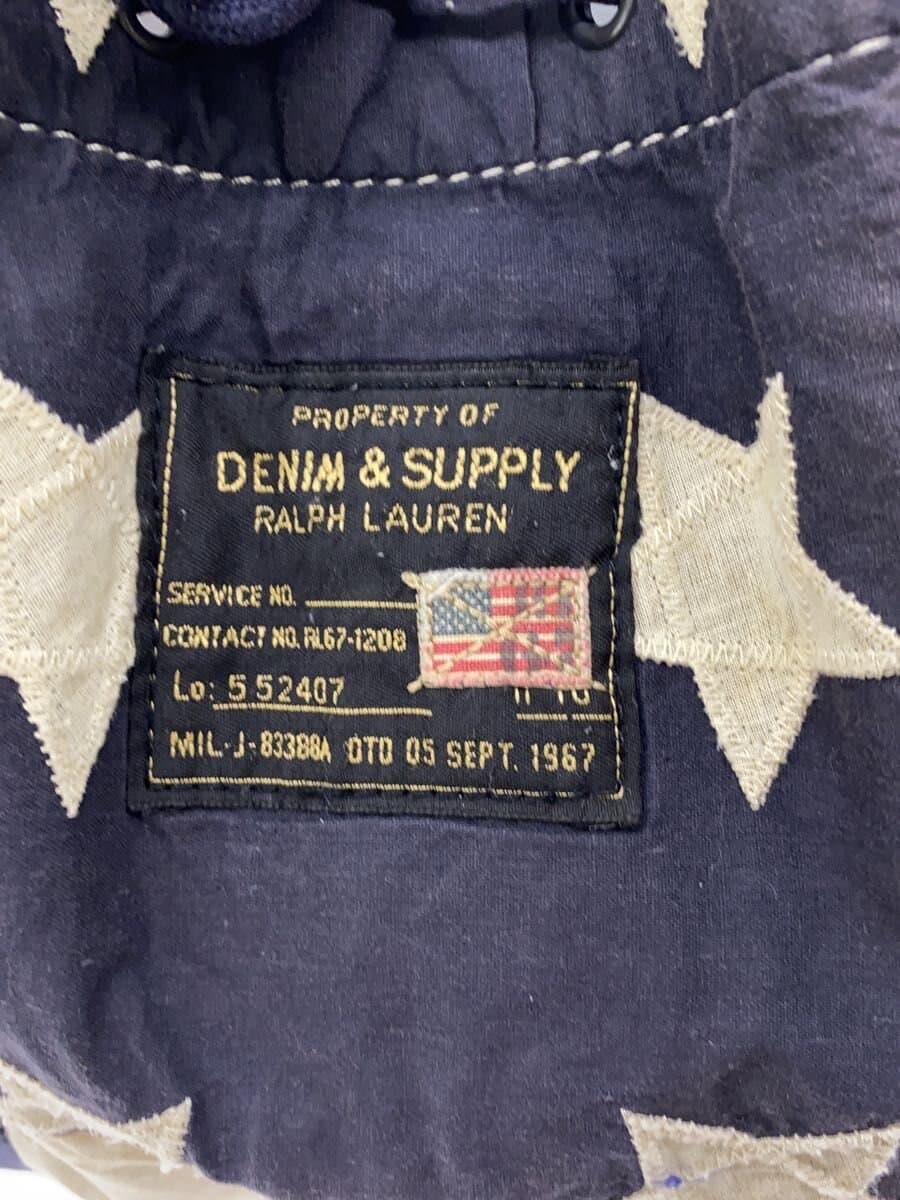 Denim & Supply Ralph Lauren Tote Bag Cotton NVY All Over Pattern Stars and Stripes 5
