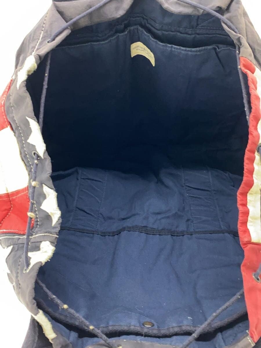 Denim & Supply Ralph Lauren Tote Bag Cotton NVY All Over Pattern Stars and Stripes 6