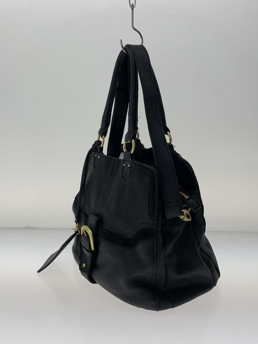 Beaure Handbag Leather BLK 2