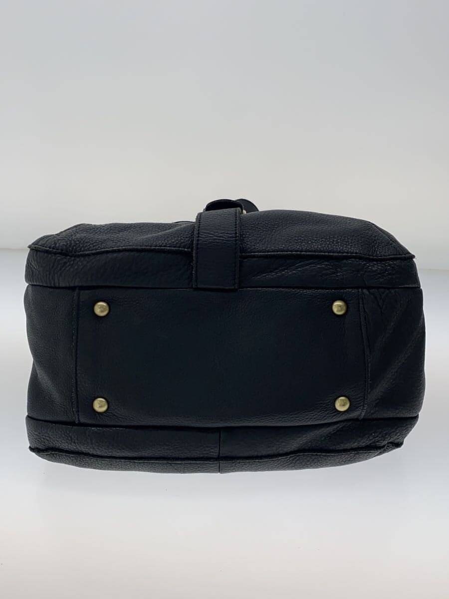 Beaure Handbag Leather BLK 4