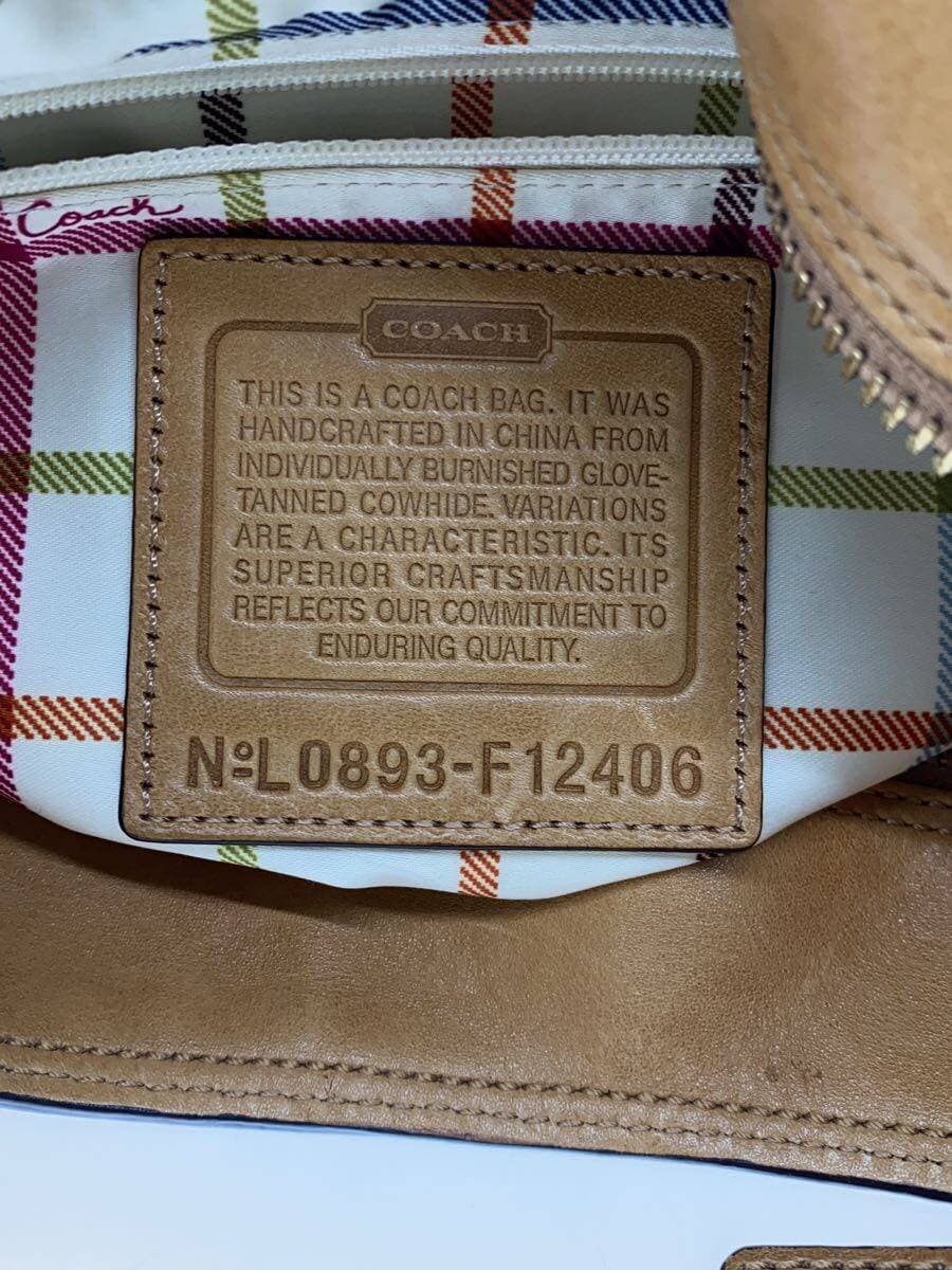 COACH Sophie _Bleecker _Camel Leather CML Solid 5
