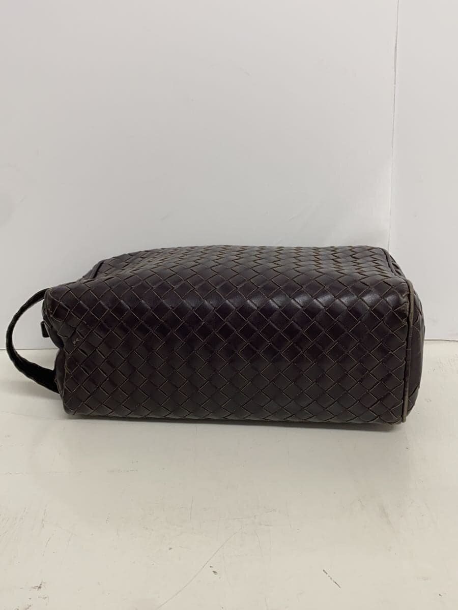 BOTTEGA VENETA Second Bag Leather BRW In Tres 4
