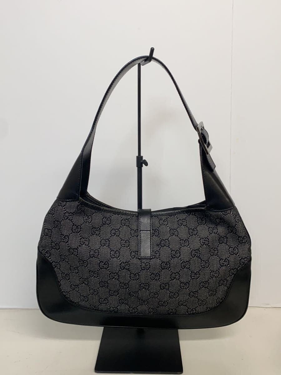 GUCCI One Shoulder Bag_Jackie Canvas BLK 3