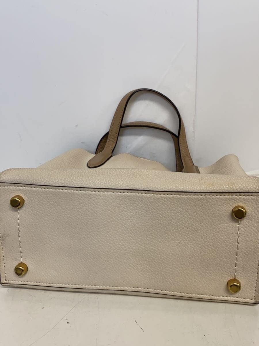 COACH Handbag Leather CRM Solid H2222-C8561 4