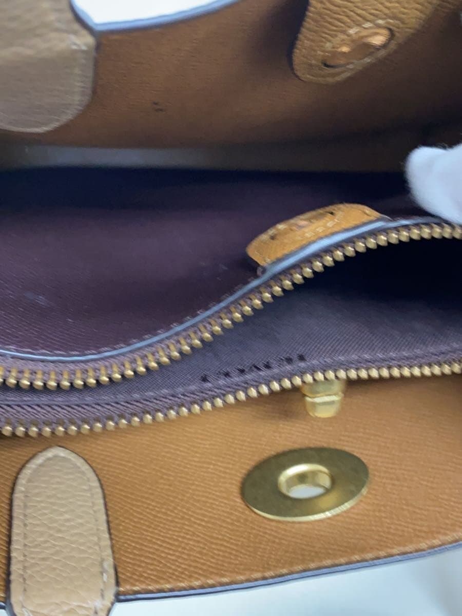 COACH Handbag Leather CRM Solid H2222-C8561 6