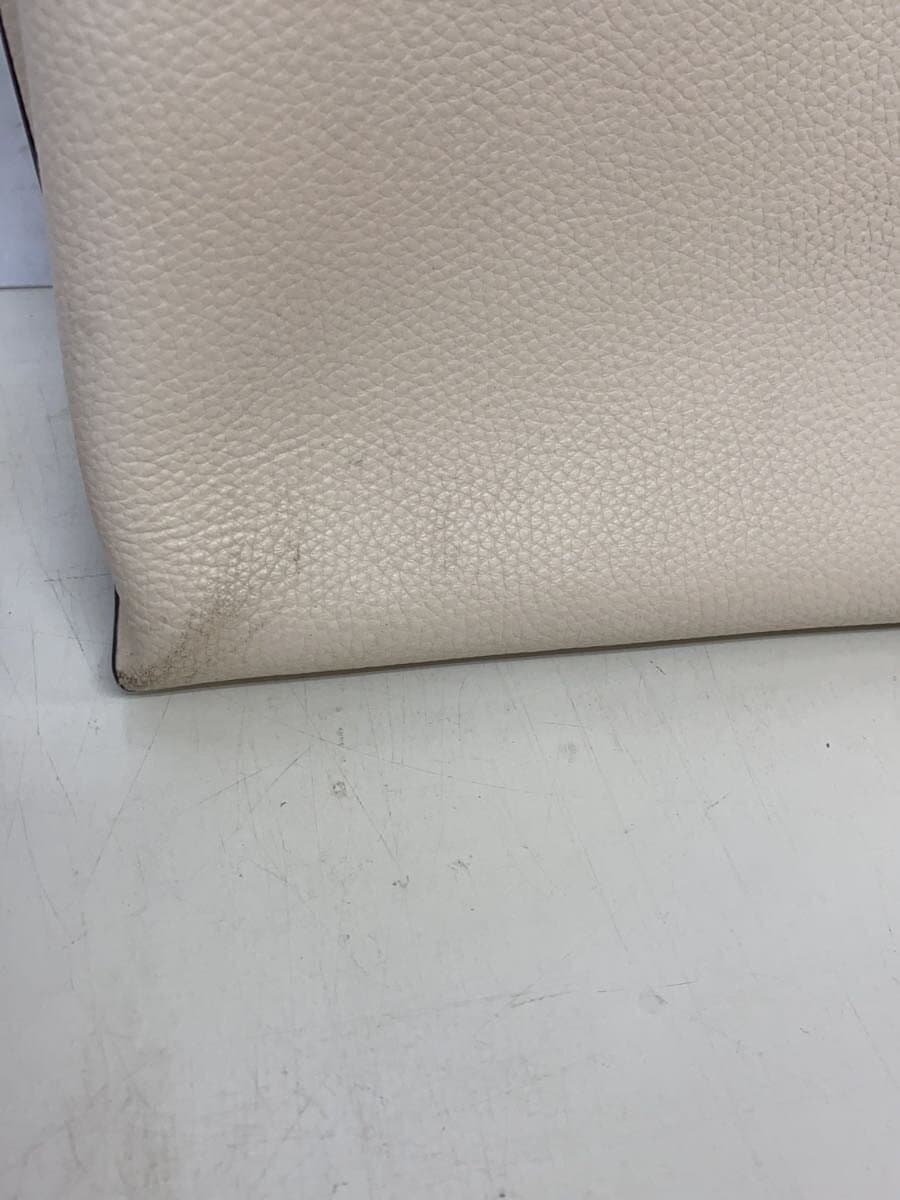 COACH Handbag Leather CRM Solid H2222-C8561 8