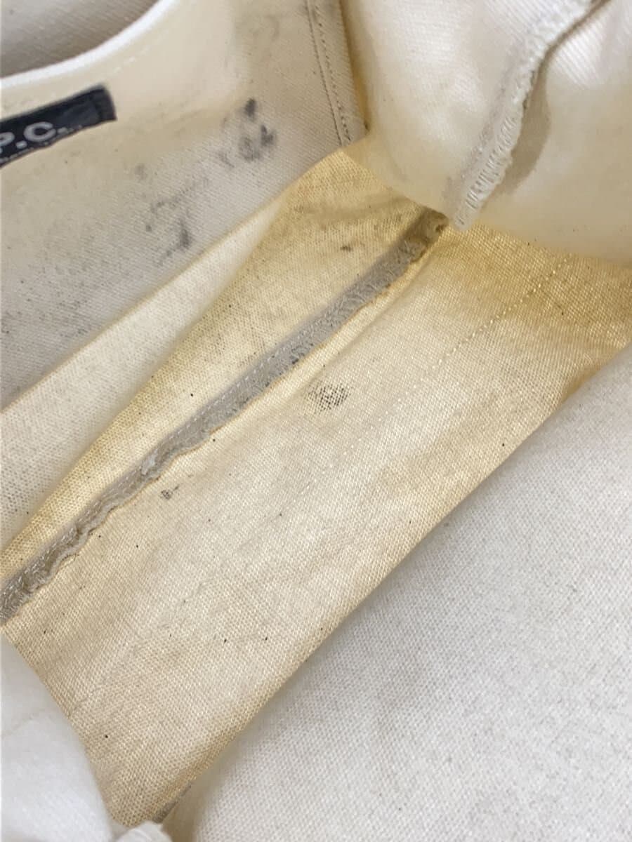 A.P.C. BESACE JOURNAL SMALL Shoulder bag Canvas CRM 6