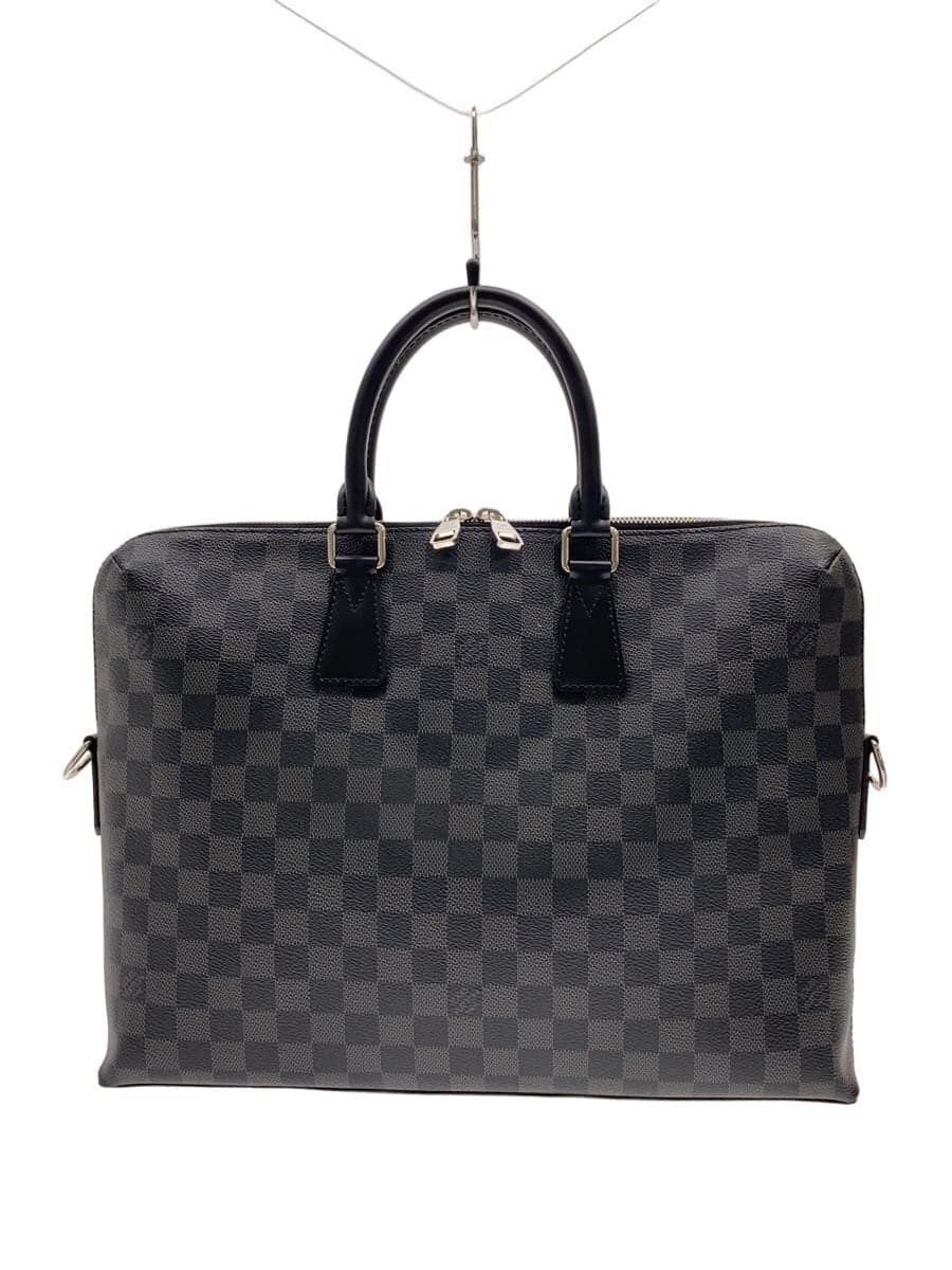 LOUIS VUITTON Porte-Documents Jour Damier Graphite PVC BLK N48224