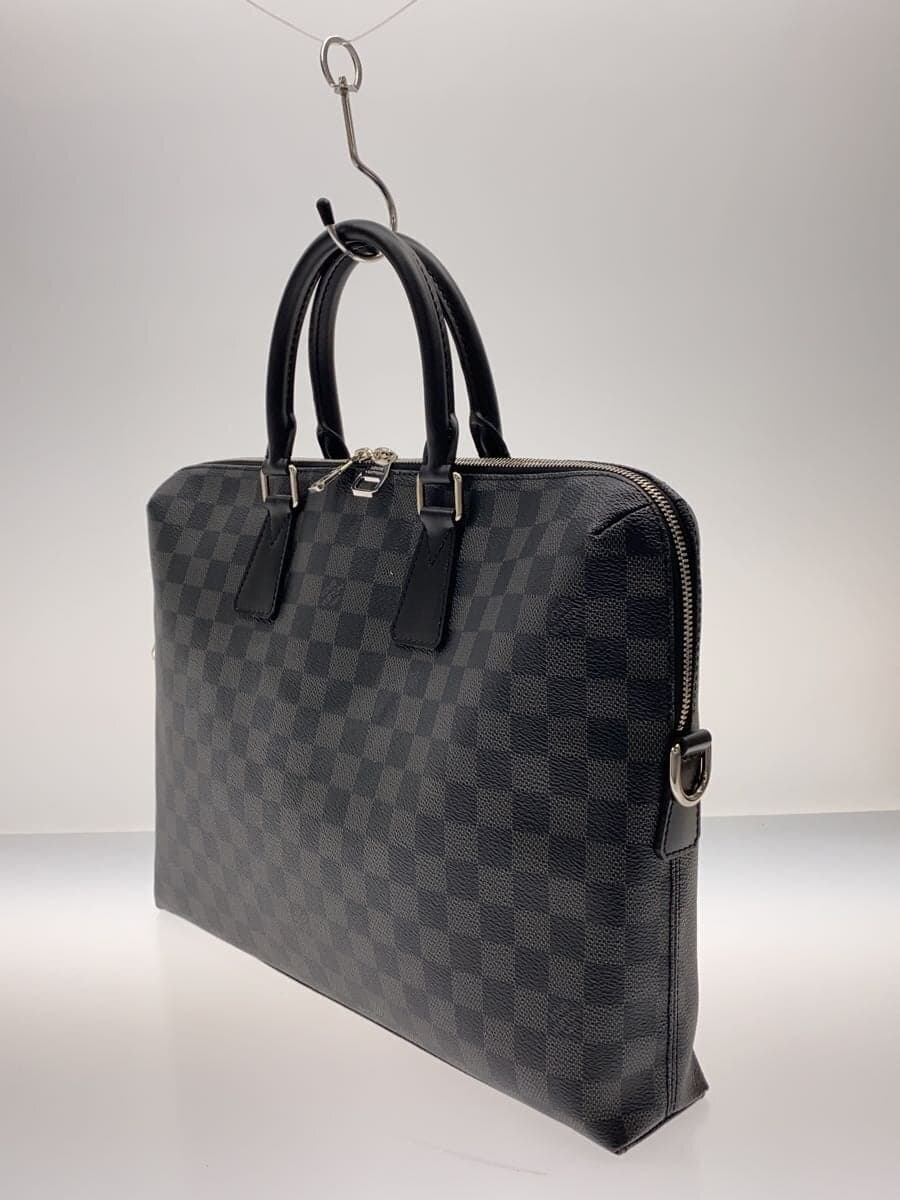 LOUIS VUITTON Porte-Documents Jour Damier Graphite PVC BLK N48224 2