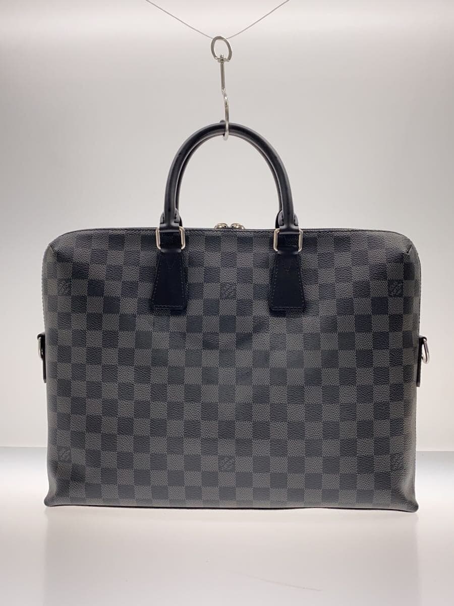 LOUIS VUITTON Porte-Documents Jour Damier Graphite PVC BLK N48224 3