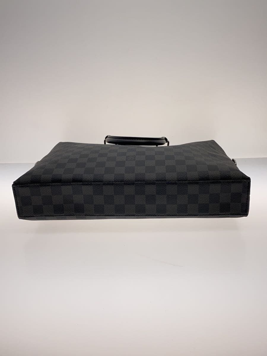 LOUIS VUITTON Porte-Documents Jour Damier Graphite PVC BLK N48224 4