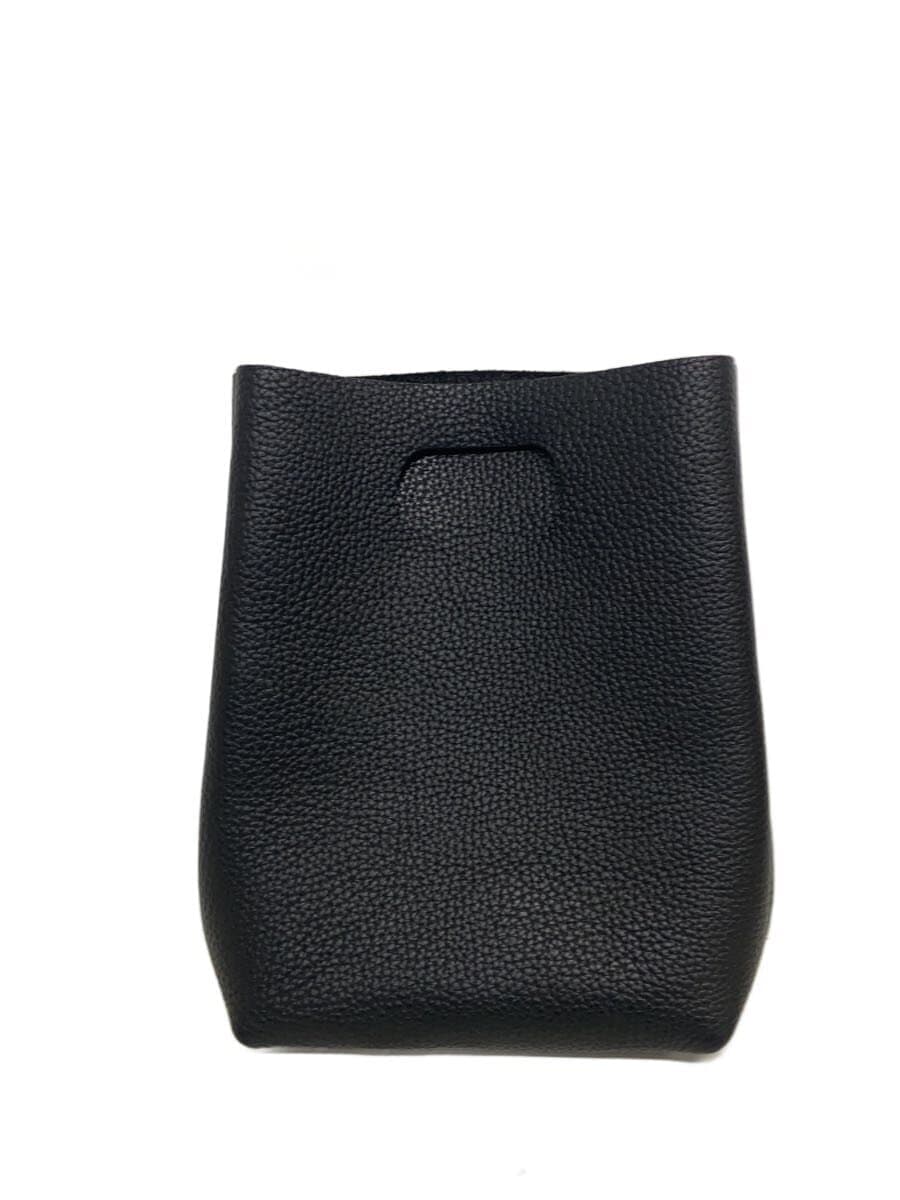 Hender Scheme Bag Leather BLK Solid