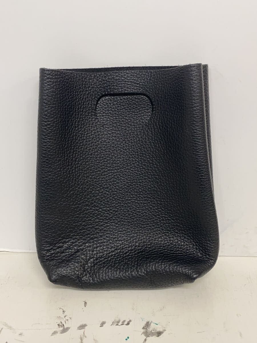 Hender Scheme Bag Leather BLK Solid 3