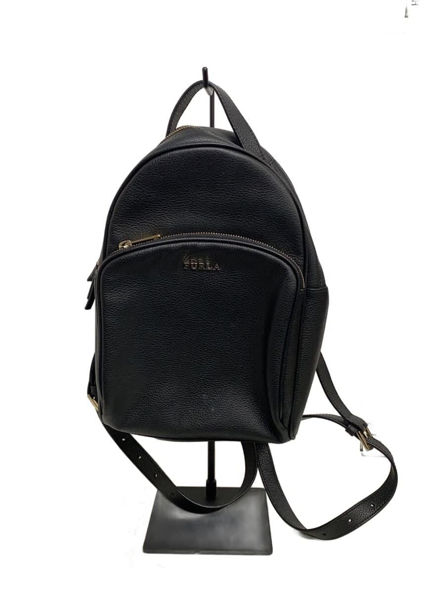 FURLA Backpack Leather Black