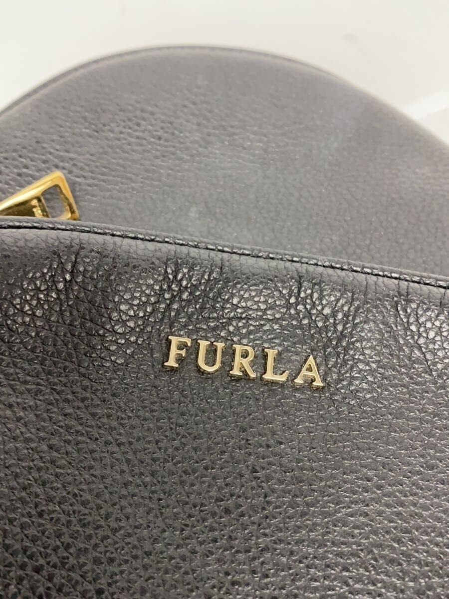 FURLA Backpack Leather Black 5