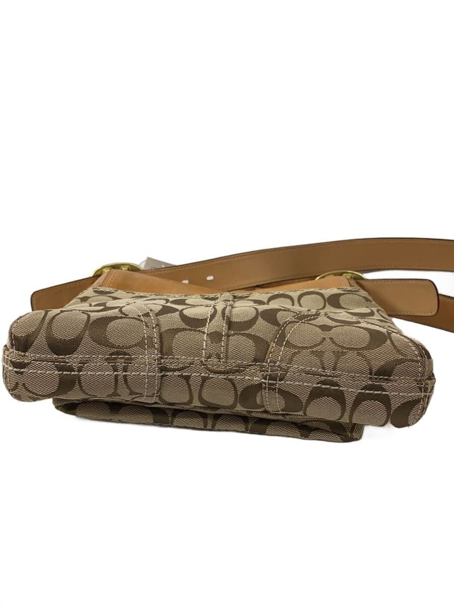 COACH Shoulder Bag_Signature Canvas BEG 12392 3