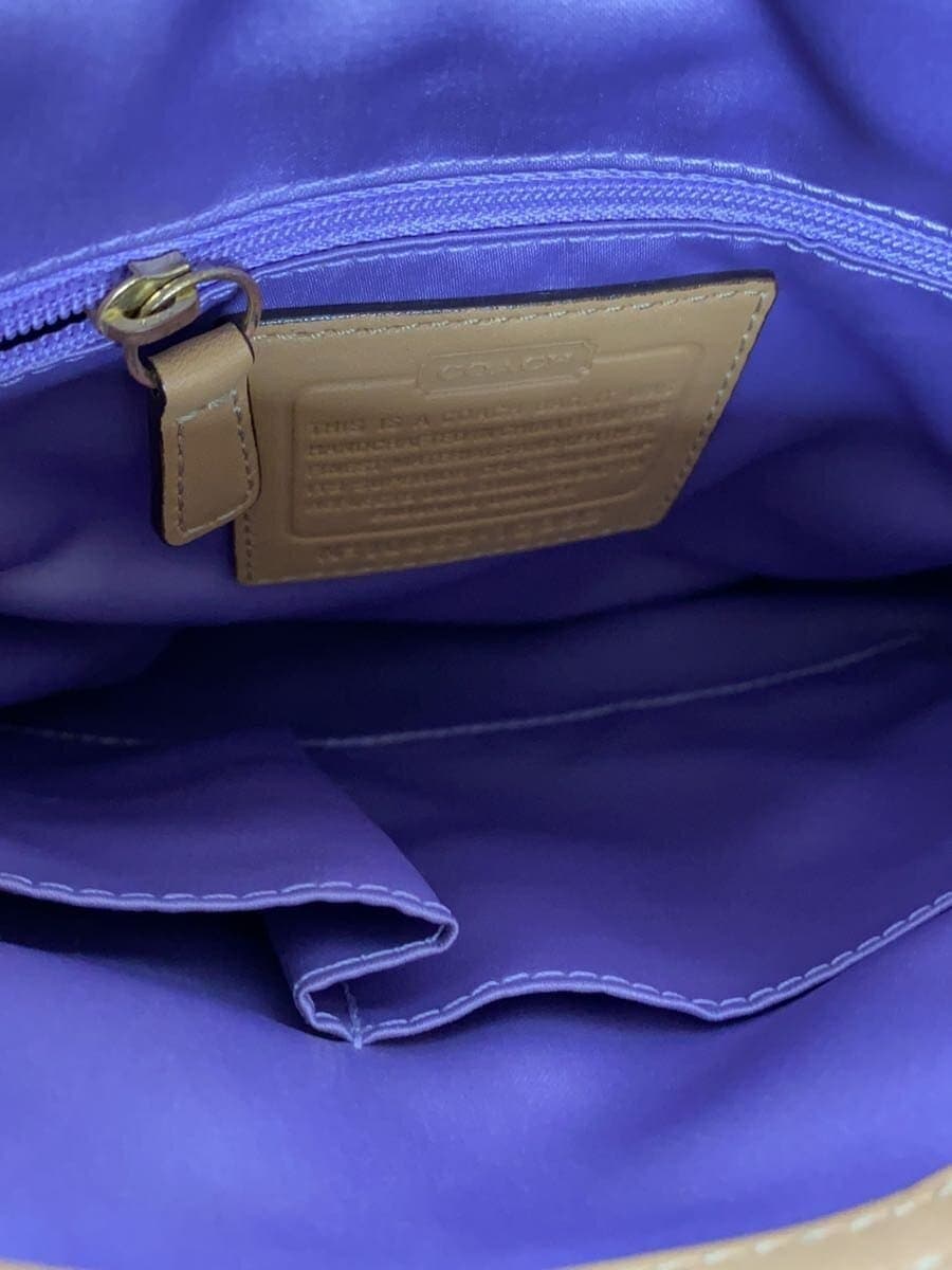 COACH Shoulder Bag_Signature Canvas BEG 12392 5