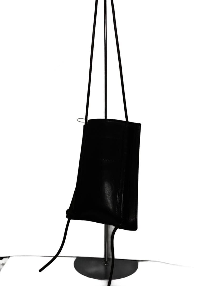 Other Brand Shoulder Bag Leather BLK 3