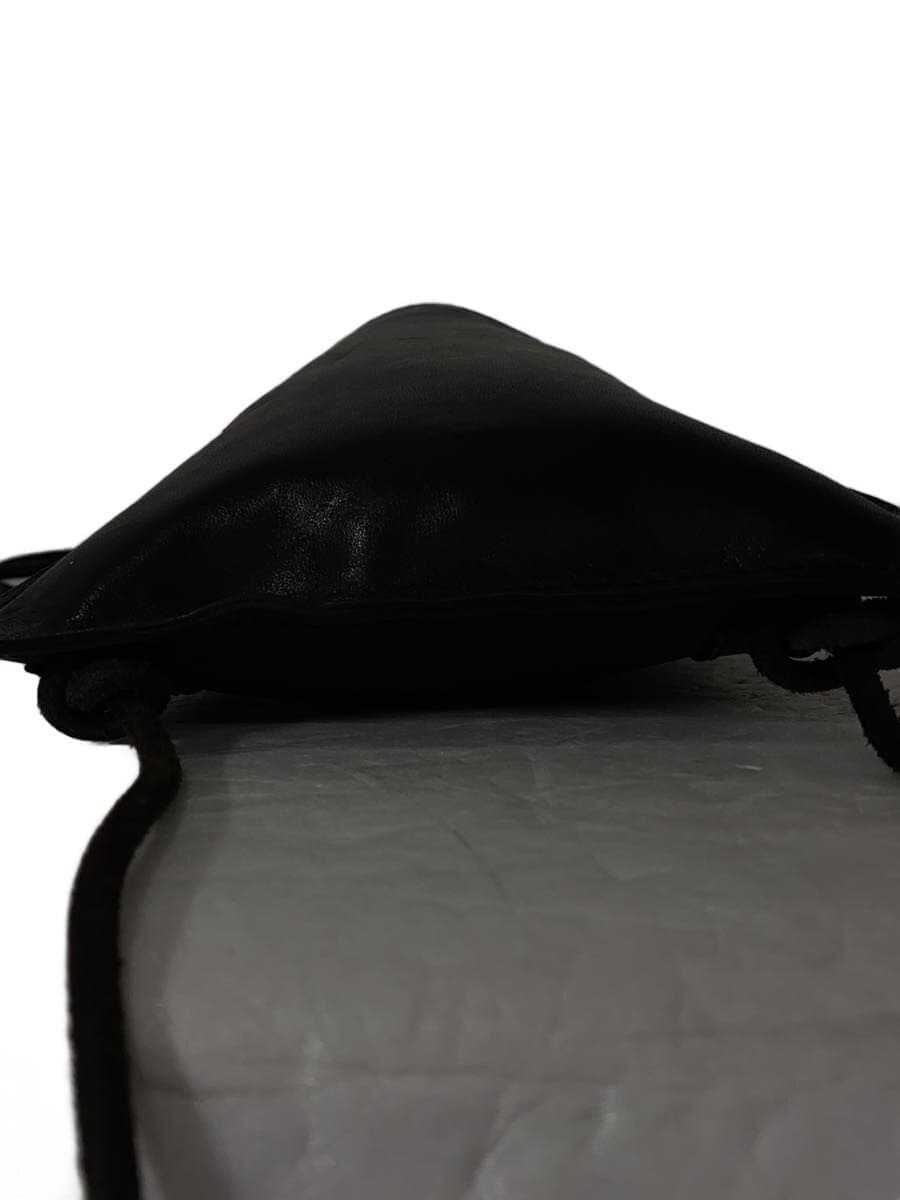 Other Brand Shoulder Bag Leather BLK 4