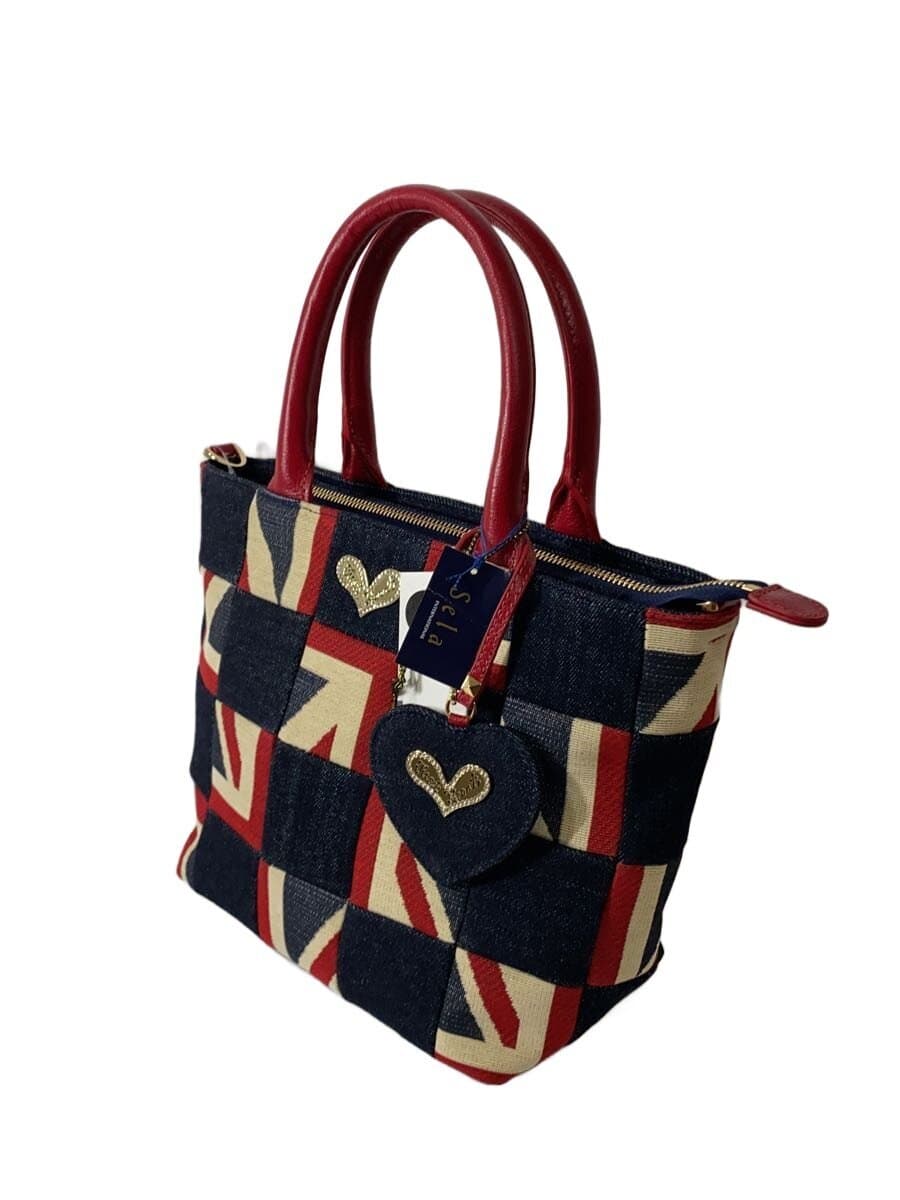 Think Bee!Handbag Denim RED 2