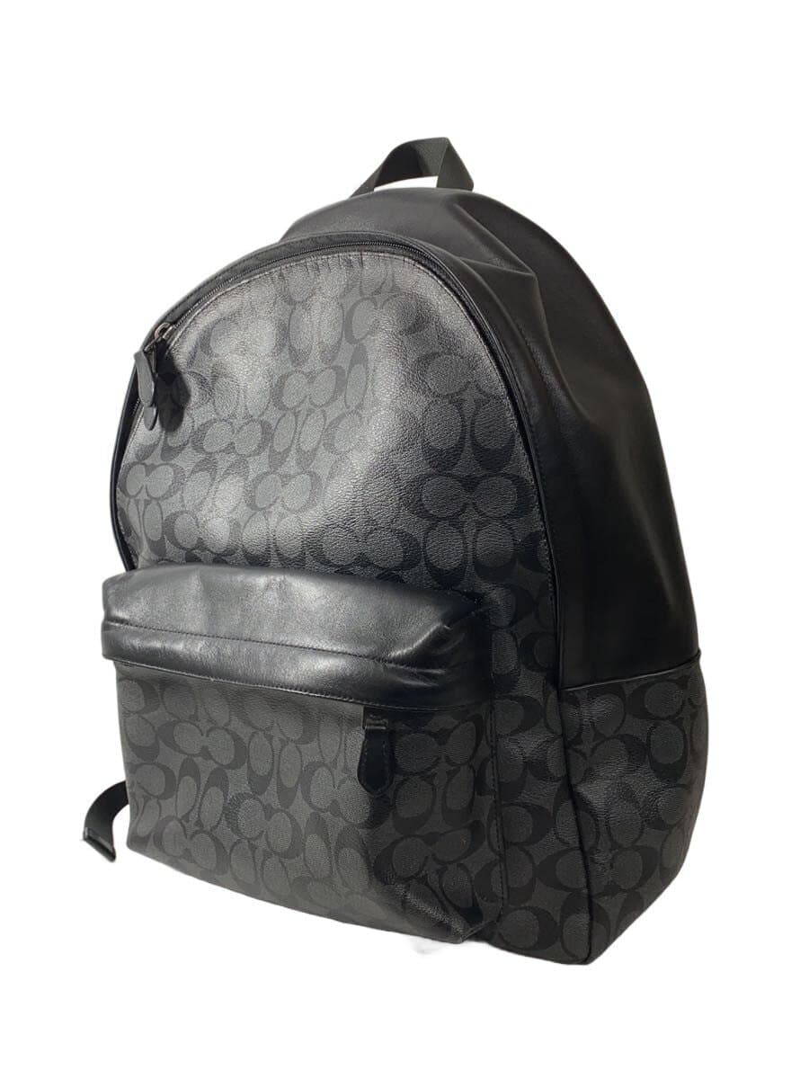 COACH Backpack Leather Black F55398 2