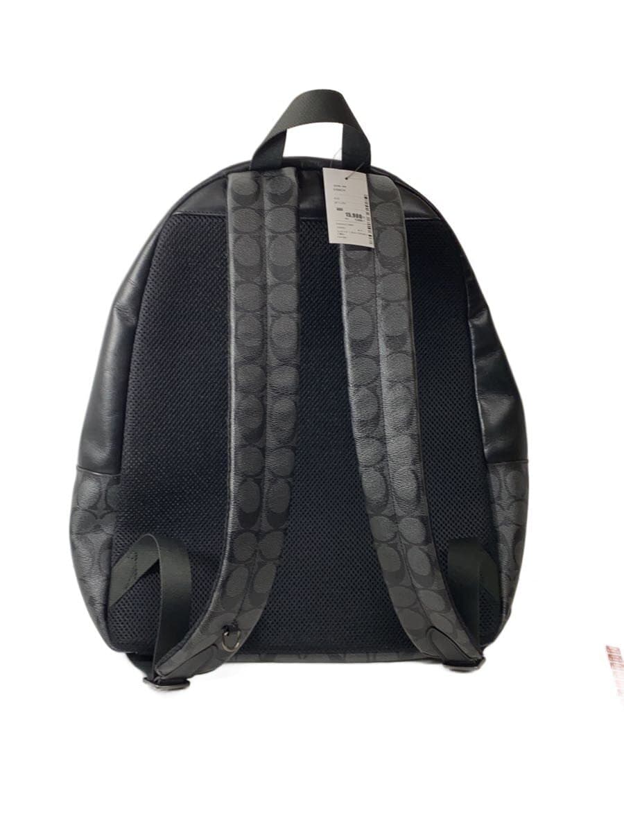 COACH Backpack Leather Black F55398 3