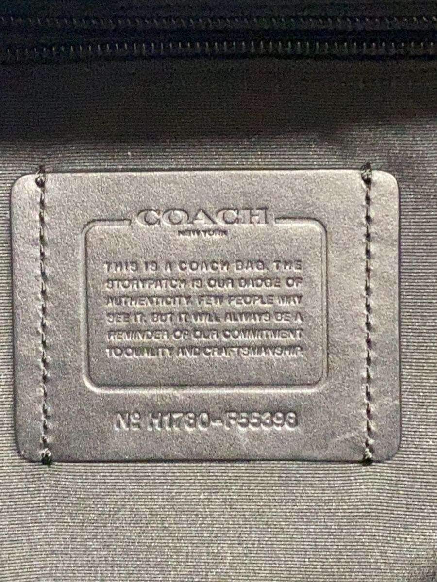 COACH Backpack Leather Black F55398 5